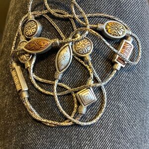 Premium quality Long silver 21” - 42” around necklace